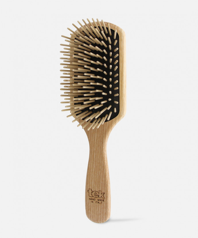 Grande Brosse Rectangulaire en Frêne à Picots Longs TEK