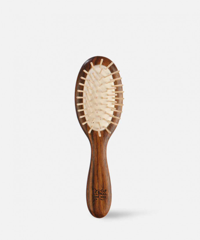 Petite Brosse Ovale Prestige en Ovangkol TEK