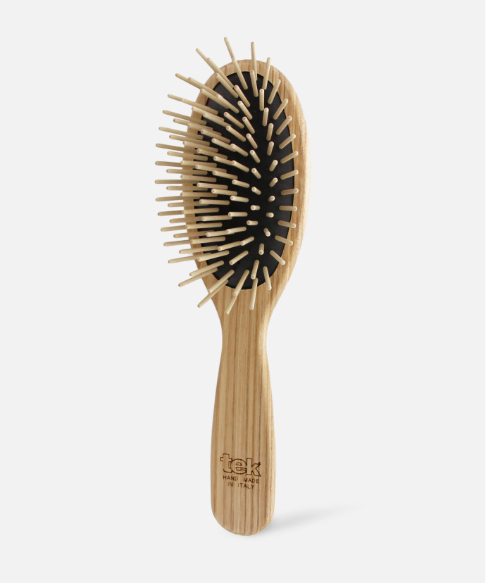 Grande Brosse Ovale en Frêne à Picots Longs TEK