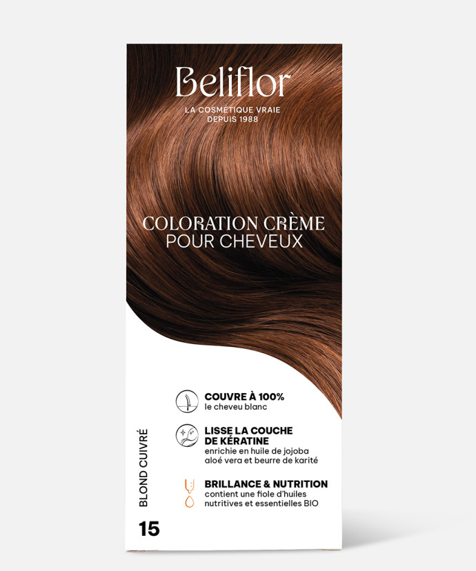 Coloration Crème n°15 Blond Cuivré