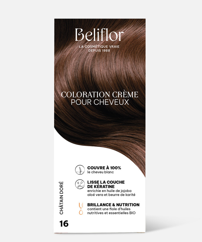 Coloration Crème n°16 Châtain Doré