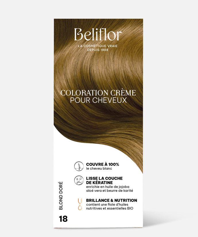 Coloration Crème n°18 Blond Doré