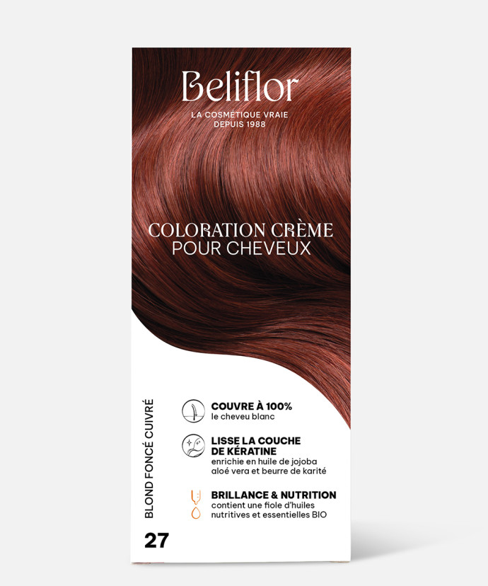 Coloration Crème n°27 Blond Foncé Cuivré