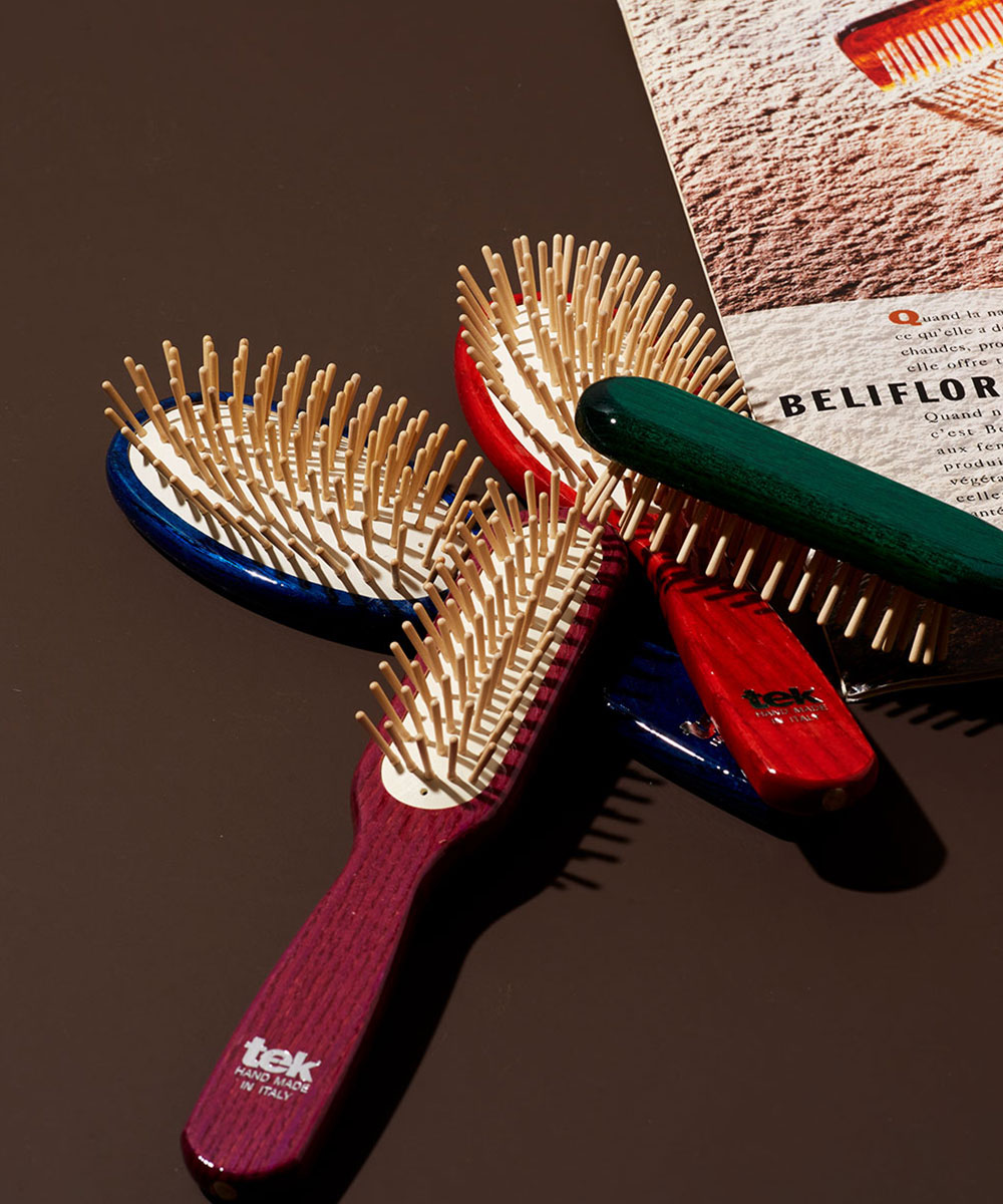 Brosse Brushing en Hêtre naturel TEK 55mm